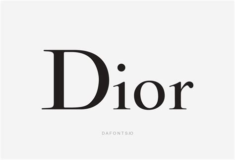 dior font collection.